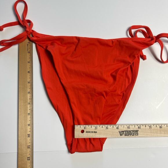 Andie Swim The String Bikini Bottom Orange - Picture 3 of 11